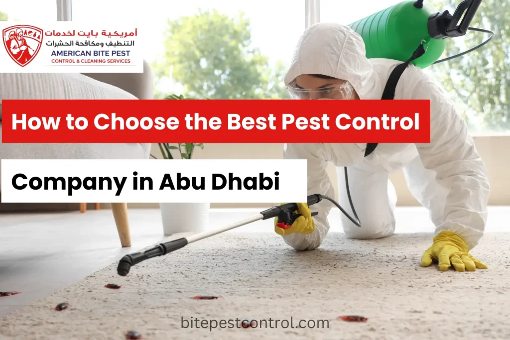 How to Choose the Best Pest Control Company