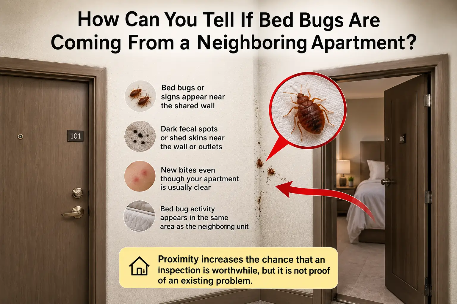 Bed Bug Transfer Between Apartments