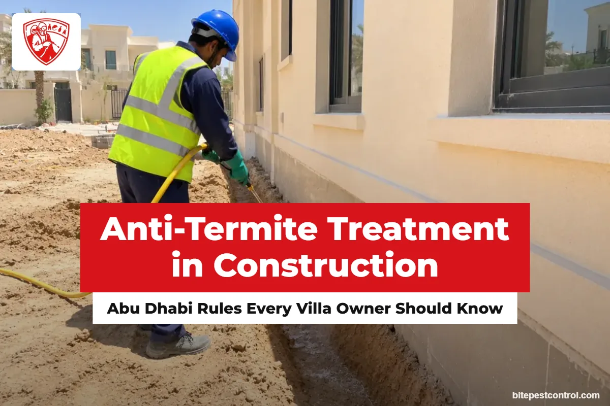 Anti-termite treatment in construction: Abu Dhabi rules every villa owner should know
